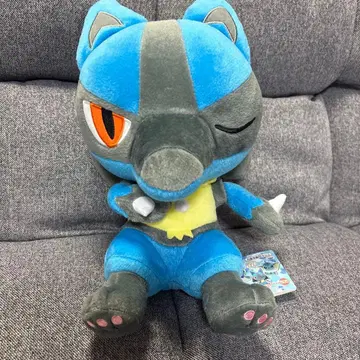 포켓몬 루카리오 커다란 동글동글 만마루쨩 봉제 인형 프라이스