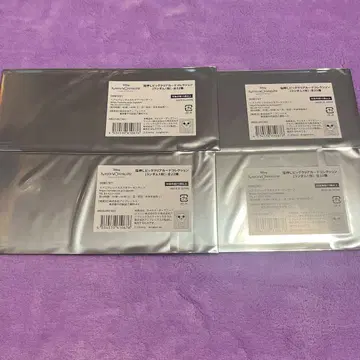 트위스테 금박 빅 클리어 카드 미개봉 4점