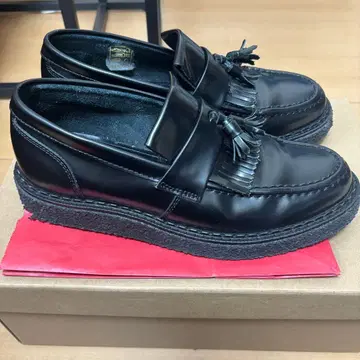 GEORGE COX 프린지 로퍼 블랙