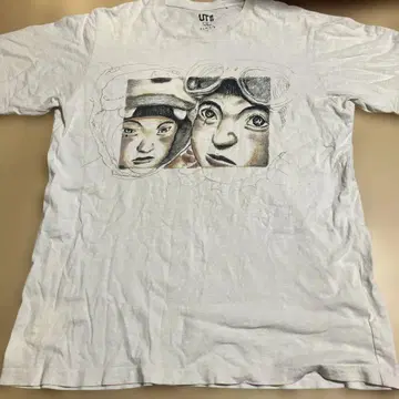 유니클로 철콘 근크리트 T셔츠 마츠모토 타이요