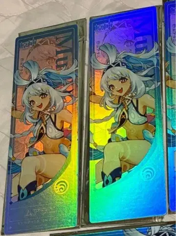 원신 티바트 굿즈 팝업 특전 티켓 카드 무알라니 2장