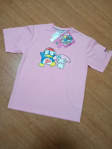 수량 1 구하기 어려움 돈펜과 마이멜로디 T셔츠 핑크 M 사이즈