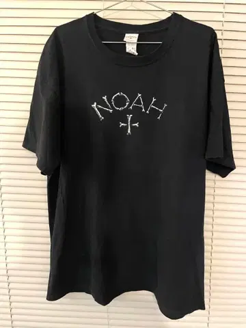 [레어] NOAH 노아 본 로고 T셔츠 블랙 XL