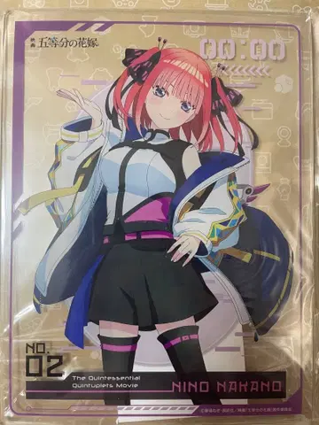 [새상품] 나카노 니노 A상 B상 세트 캐릭터 팝 스토어 5등분의 신부