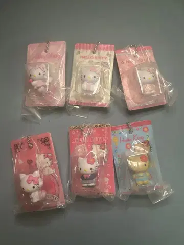 헬로키티 패키지 미니어처 컬렉션 컴플리트 키티