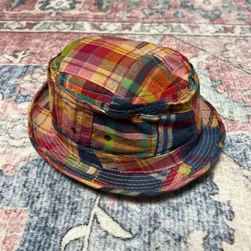 NEXYORK 체크 무늬 버킷 햇 Large