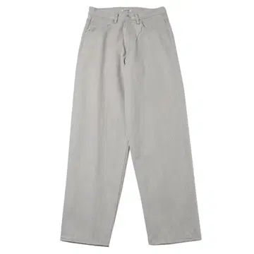 AURALEE FADEDHARD TWISTBROWN DENIMPANTS