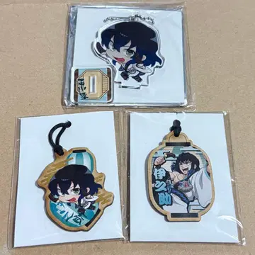 귀멸의 칼날 세가 콜라보 카페 아크릴 키링 이노스케