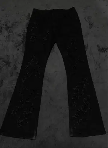 Y2KArchive 플레어 데님 SWAG 오피움 블랙