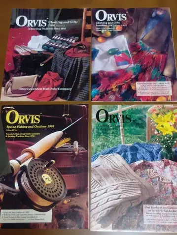 L.L.Bean 카탈로그 Orvis 1986-94 카탈로그 7권 세트