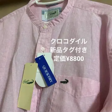 크로커다일 퀵 드라이 7부 소매 남성용 셔츠 택 포함 새상품 LL