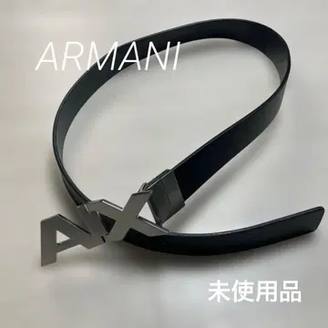 미사용품 아르마니 ARMANI 남성용 블랙 벨트