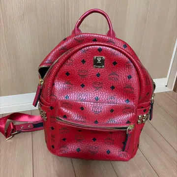 MCM 백팩 빨간색