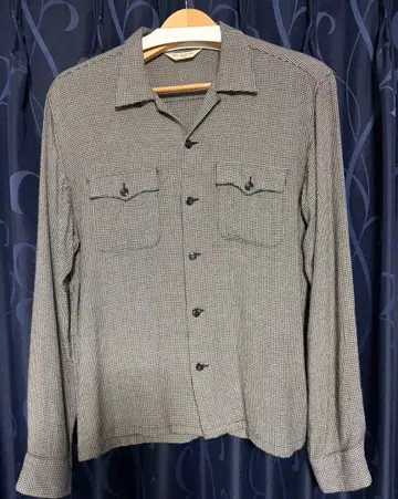 The Radiall 하운드투스 체크 패턴 셔츠 50s 모티브