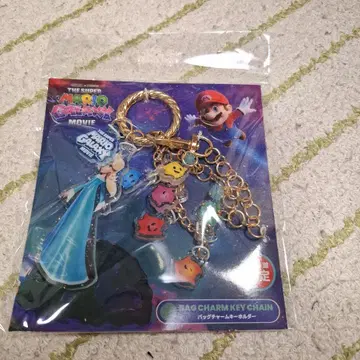 미개봉 새상품*영화 슈퍼 마리오 갤럭시 로제타 백참 키링