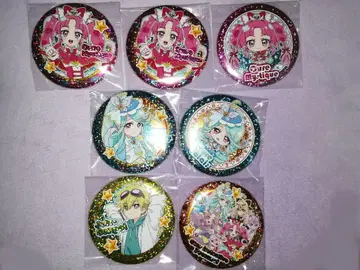 명탐정 프리큐어 BIG 홀로그램 캔뱃지 캔디 미스틱 에클레르