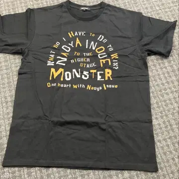 MONSTER 몬스터 T셔츠 복싱 이노우에 나오야 남성용 XL 블랙
