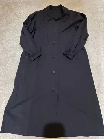 단 한 번 착용 마가렛호웰 셔츠 원피스 네이비