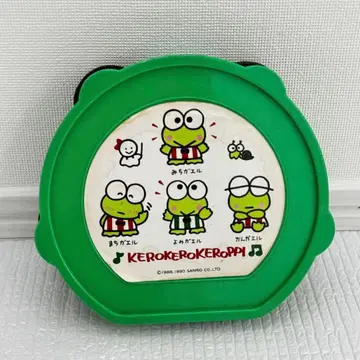 [레어] 케로케로케로피 탬버린 산리오 육아 교육 악기 1990년 일본제
