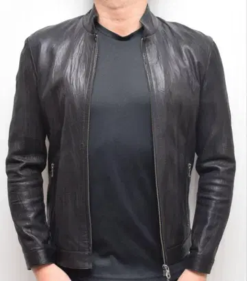 정가 12만 niibo 라무 스킨 양가죽 레더 라이더 자켓