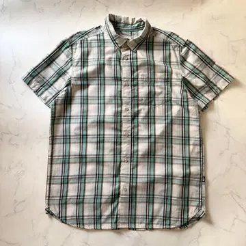 THE NORTH FACE 반팔 체크 셔츠