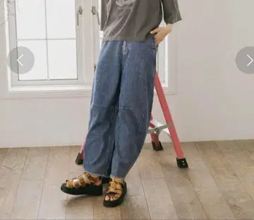 니코앤드 데님 코쿤 배럴 팬츠