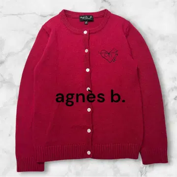 agnes b. 에네스베 가디건 레드 140 XS