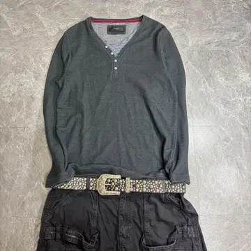 archive 레이어드 헨리넥 롱 T