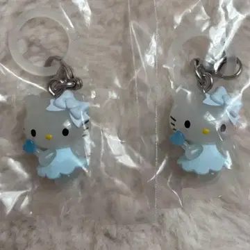 헬로키티 메지루시 액세서리 천사ver. 2세트