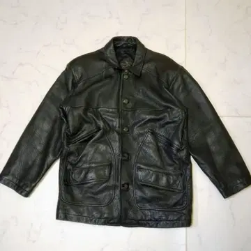 양가죽 리얼 가죽 자켓 솜 충전 M 사이즈 Vintage