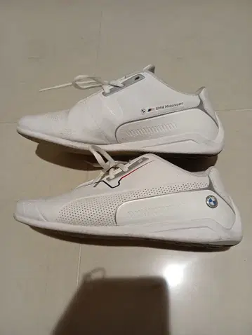 BMW Puma Drift Cat 화이트 스니커즈