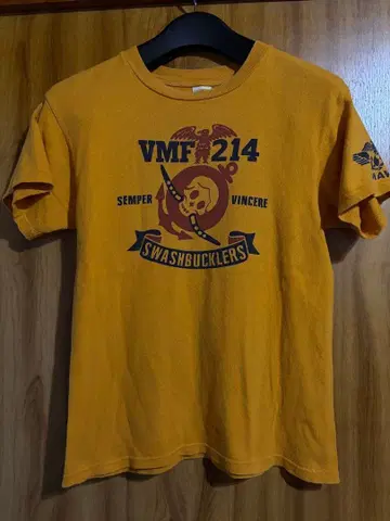 구 리얼 맥코이 밀리터리 t셔츠 S 아메카지 바이커