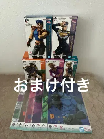 제일복권 죠죠의 기묘한 모험 A상 D상 E상 F상 라스트원상 세트