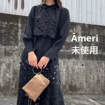 미사용 Ameri UND RENEE VELOUR VEST 베스트 완판