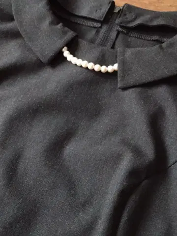 foxey newyork 폭시 38 차콜 그레이 원피스