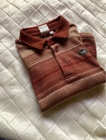 X-girl 보더 피케 셔츠