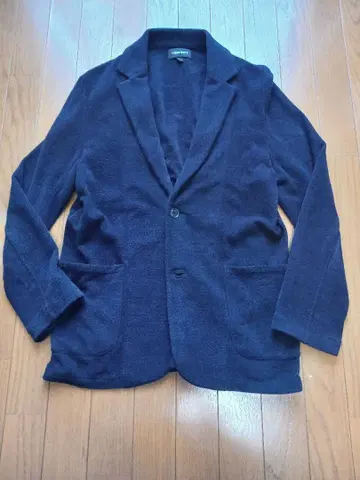 THREE DOTS 파일 원단 테일러드 자켓 네이비 M 정가 3.0