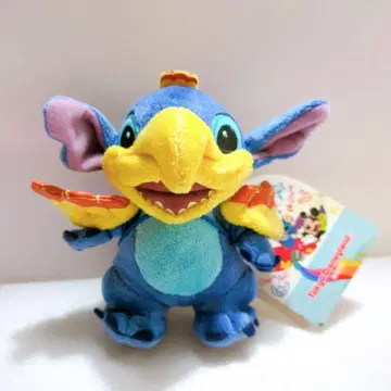 디즈니 스티치 프리프리 대소동 매혹의 치키룸 인형 배지