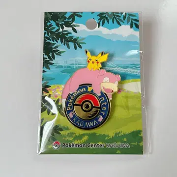 포켓몬 센터 카가와 한정판 야돈 피카츄 로고 핀즈