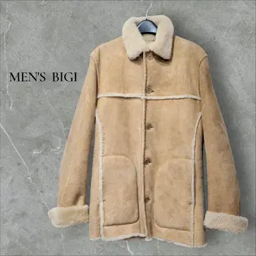 MEN'S BIGI 양가죽 자켓 베이지 양가죽