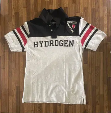 하이드로겐 HYDROGEN 스트라이프 피케 셔츠 L