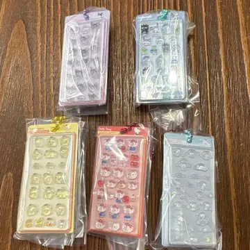 봉봉 드롭 미니어처 참 산리오 캐릭터즈 가챠 전 5종 세트