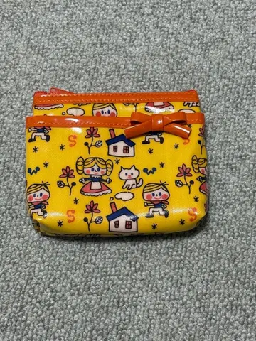 스위머 파우치 고양이 리본