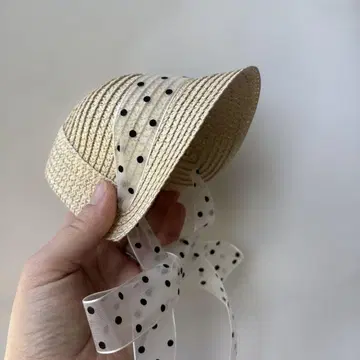 브라이스 아이시 인형용 레이스 달린 스트로우 햇