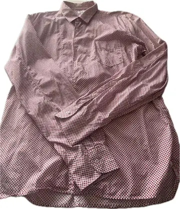 cp company 빨간색과 화이트 도트 긴팔 셔츠