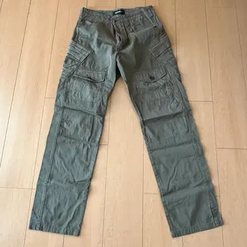 AVIREX 아비렉스 밀리터리 카고 팬츠 카키 올리브 M