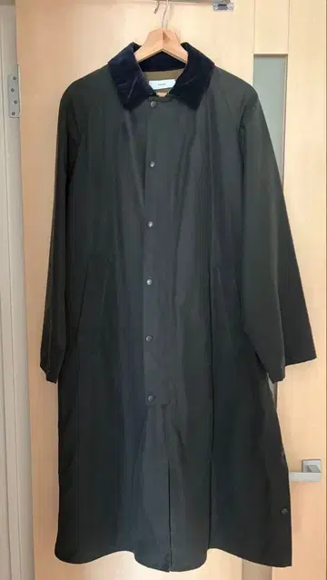 그래프페이퍼 그랩페이퍼 올리브색 스텐카라 코트