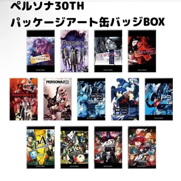 P30th 패키지 아트 캔뱃지 전종 BOX 페르소나 새상품