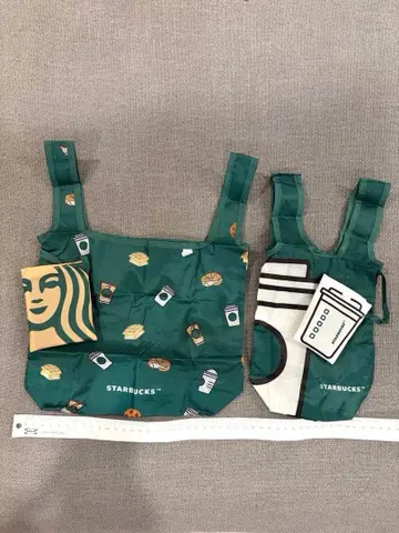 싱가포르 스타벅스 에코백 대소 세트 해외 스벅