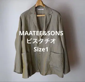 MAATEE&SONS 26SS 접고 접는 자켓 피스타치오 사이즈 1